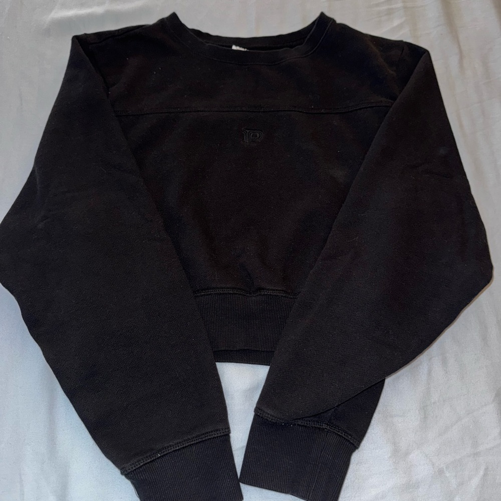 PINK Victoria's Secret Classic Black Crew Neck Sweater